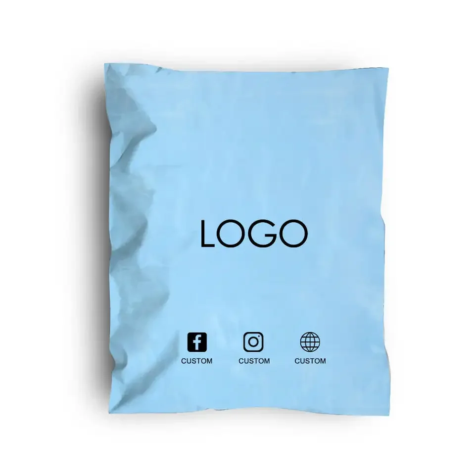 Custom logo Personal Printing Plastic Polyethylene Mailing Bag for Express Shipping Rip-proof Clothing Shoes and Box Packaging