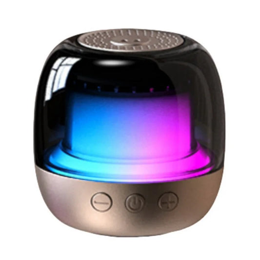 Bluetooth Speaker _2025 Mini Wireless Speaker Portable Waterproof Outdoor Design with Fingertip Top Cheap Battery Powered AUX Communication