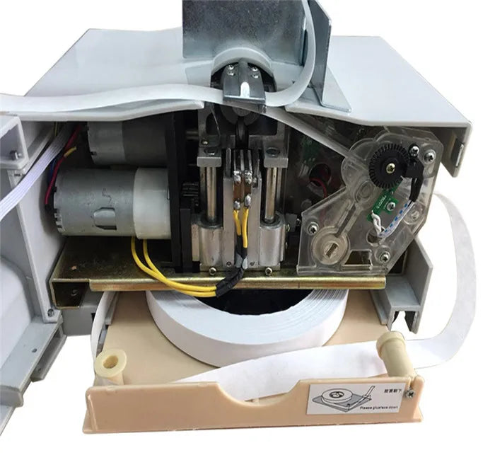 Small 20mm Paper Strapping Banding Machine Banknote/Tags/Cards Bundling Machine Heat Sealing Banding Machine
