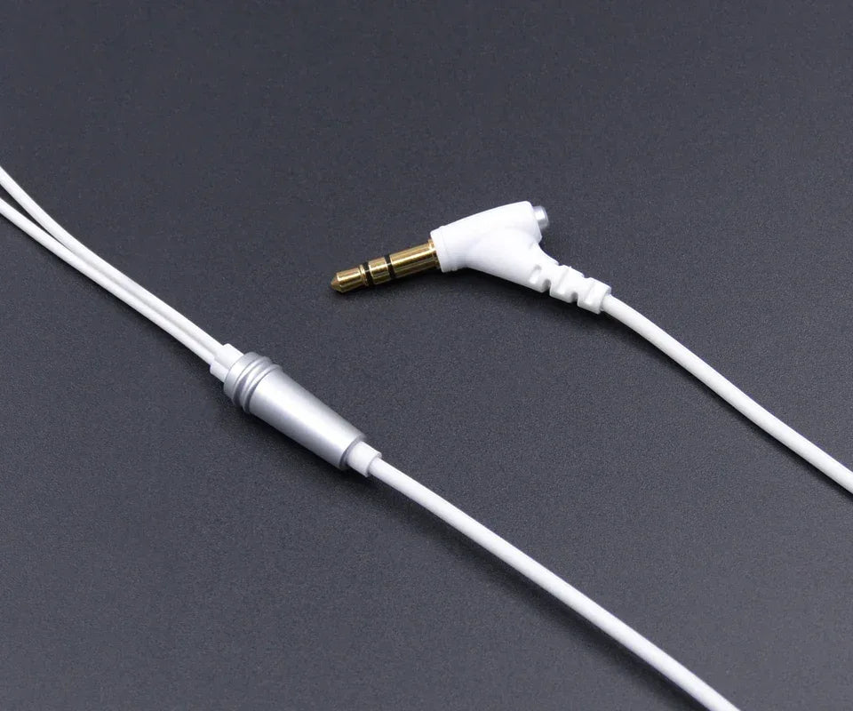 Wired HiFi Earbuds with Mic – Tidesmit Flat Head In-Ear Headphones Tidesmit