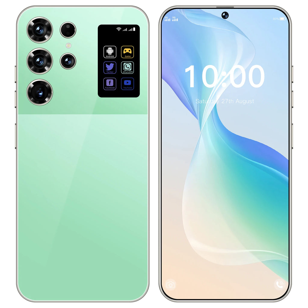 New S26 Ultra Smart 5G Smartphone 16GB+1TB Storage Android14 Cellphone  7.3 Inch HD Screen Unlocked 4G/5G Mobile Phone - Tidesmit