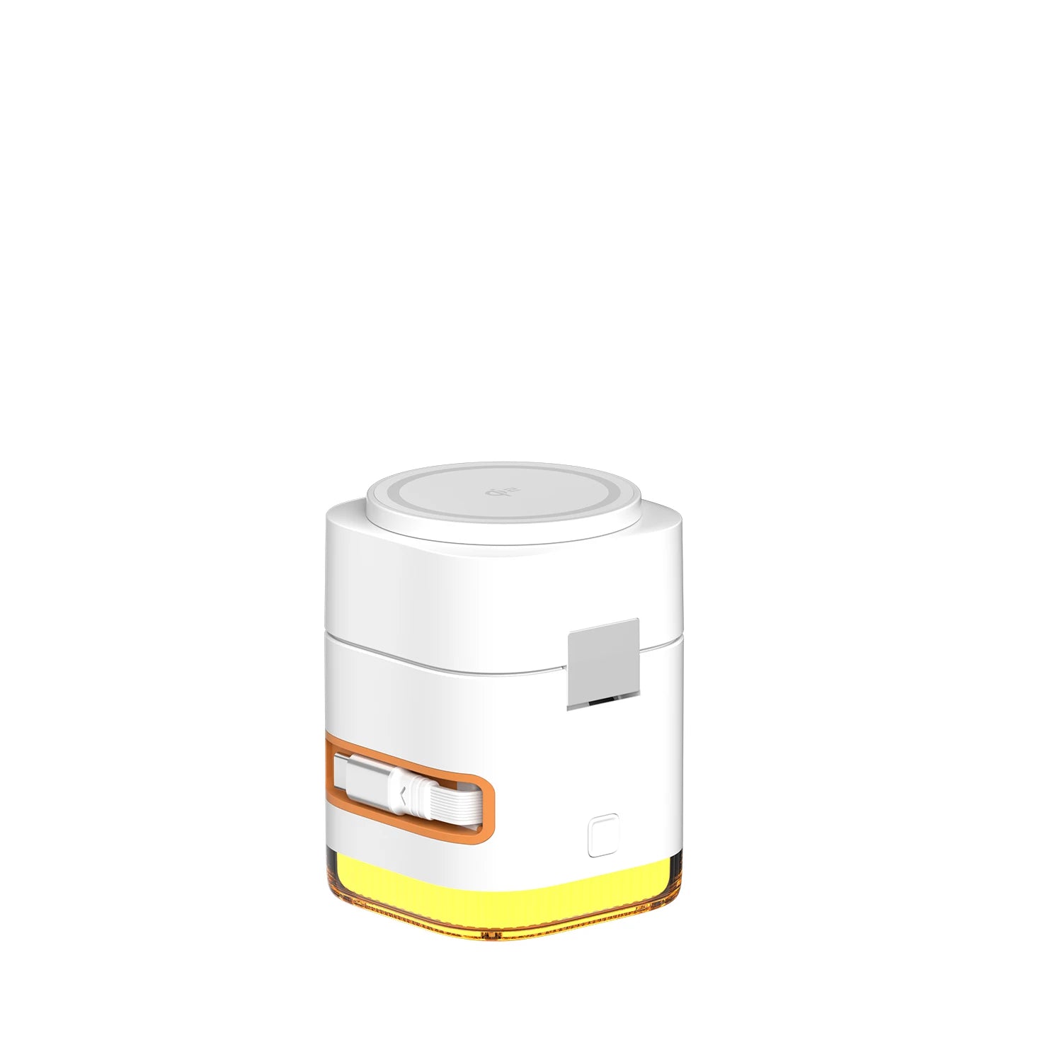 Multifunction Charger 5-in-1 Foldable Magnetic Wireless Charger With Built-in Cable Perfect for Bedroom/Office (OEM Support) QI2 15W-White Tidesmit