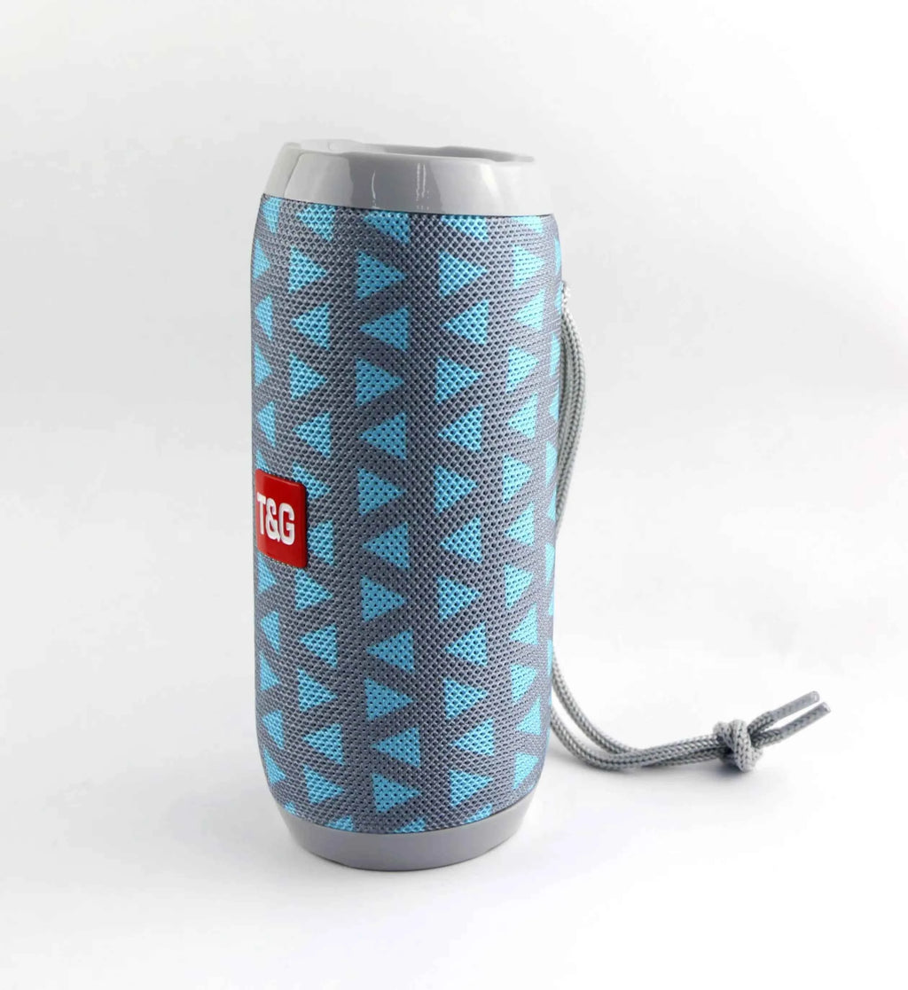 TG117 Speakers Outdoor Sports Waterproof Portable Subwoofer Bass Wireless BT Speaker flower red My Store