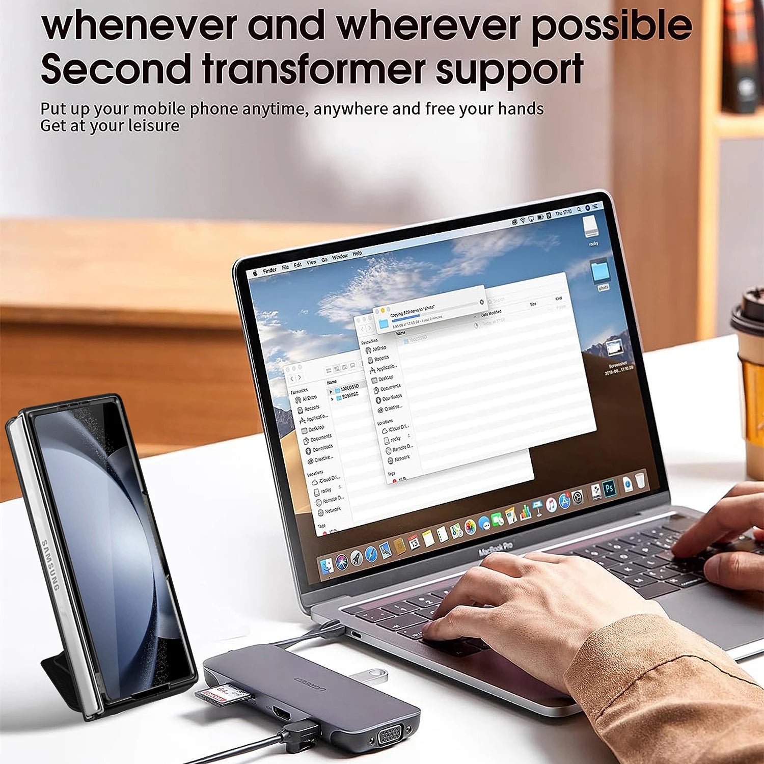 VIETAO Electroplated Leather Phone Case for Samsung Galaxy Z Fold 6 Integrated Film Luxury Screen Protector in Stock CN;GUA Tidesmit