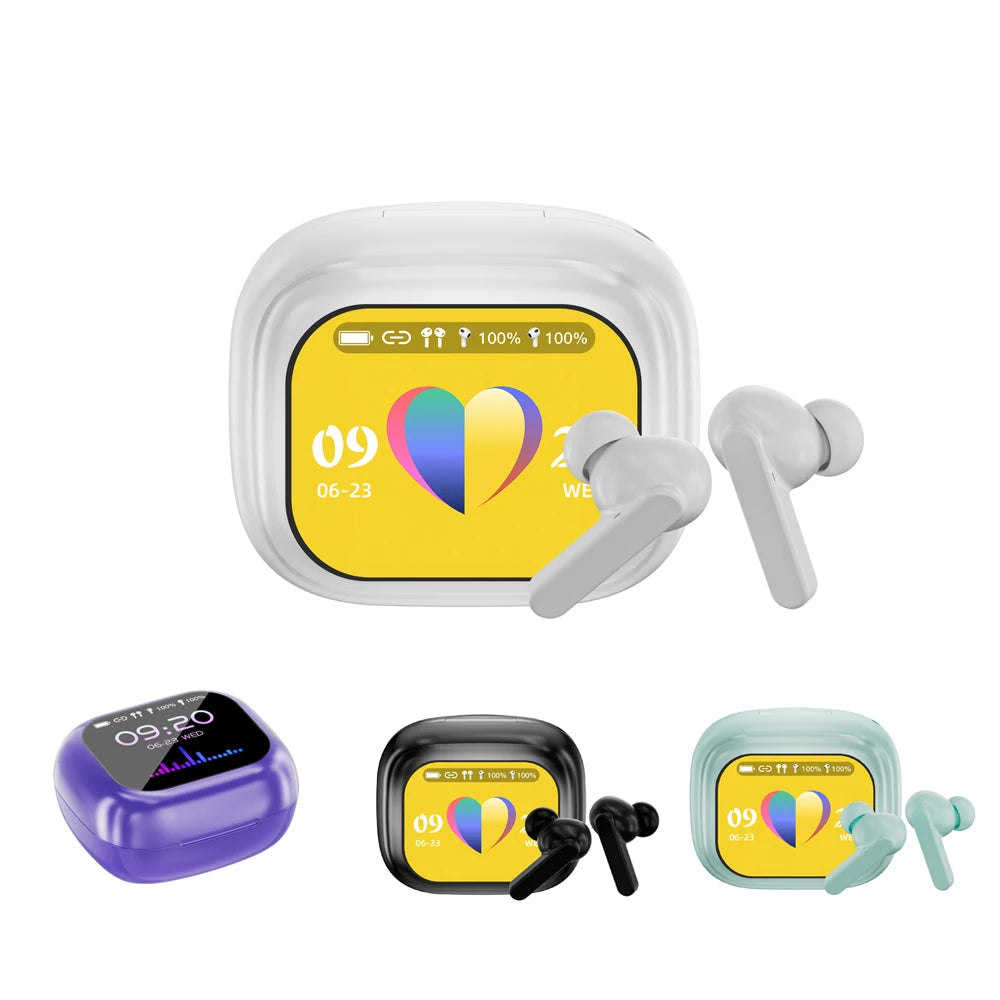 Wholesale Tws Wireless Earbuds ANC ENC WT-2 Wireless Earbuds In-ear Headphones Headset Bt Tws Earphones Headphones with APP Tidesmit