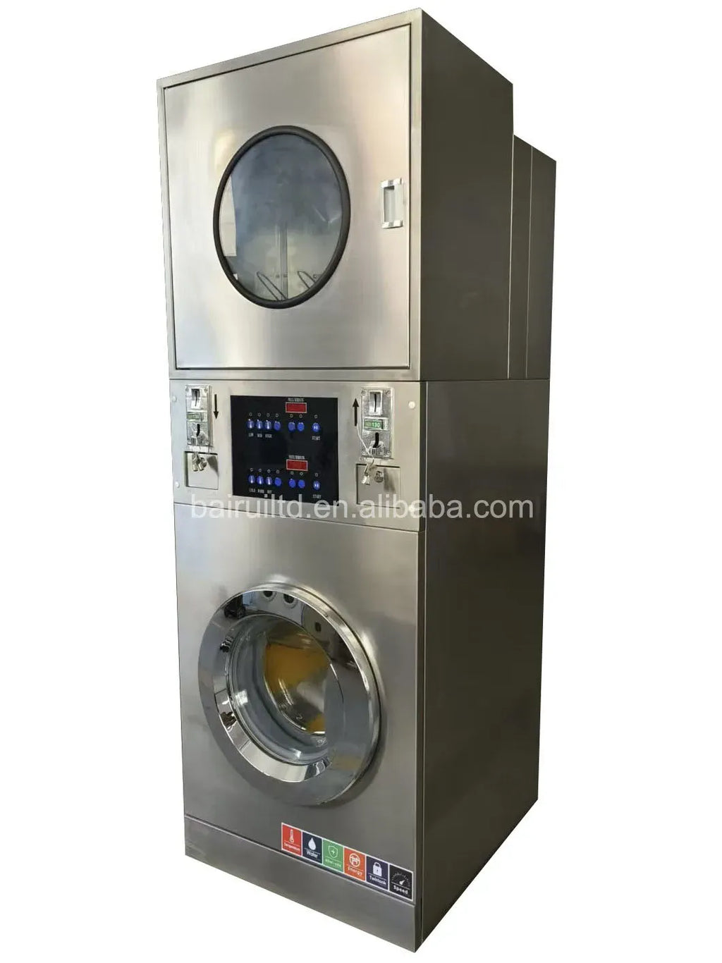 Commercial Coin-Operated Stack Shoe Washer and Dryer Machine