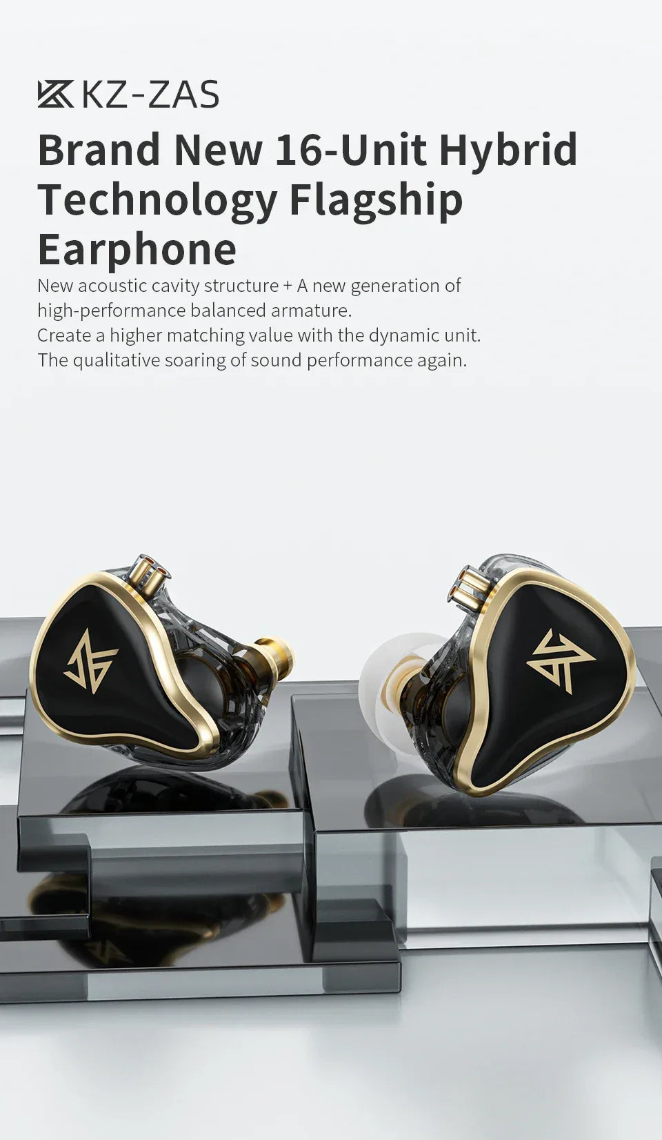 16-Driver HiFi In-Ear Monitors with Bass Focus by Tidesmit Tidesmit