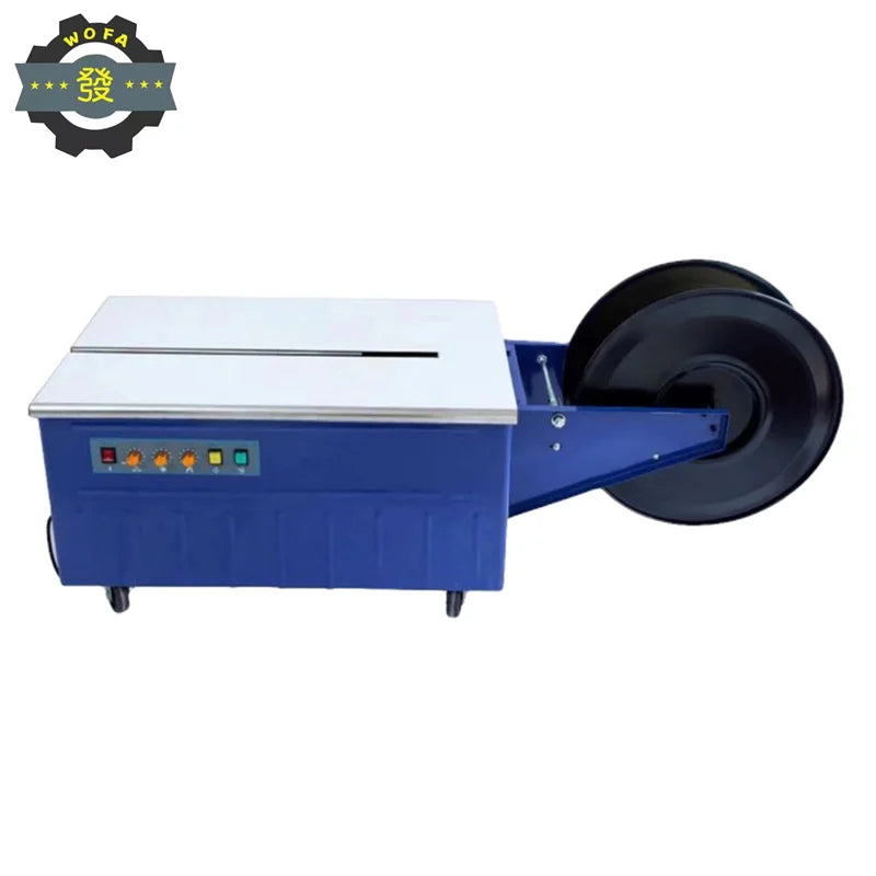 JIAHE New Hot Melt Double Motor Baler Semi-automatic Fruit Carton pp Tape Strapping Machine Packing Machine
