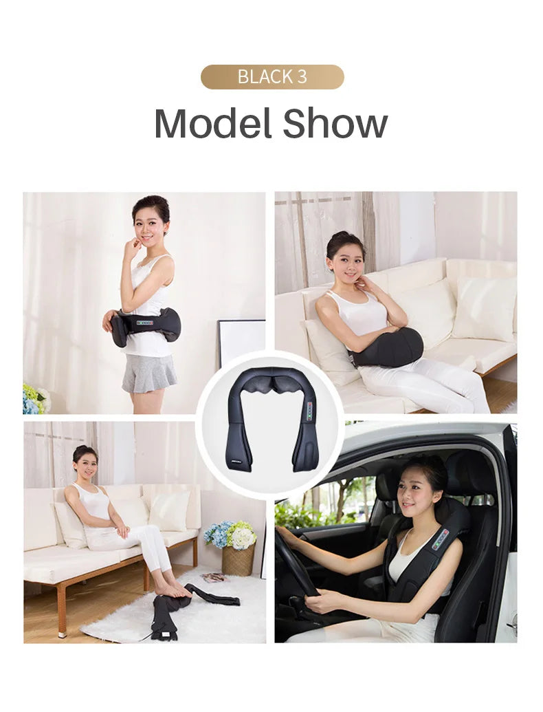 Electric Back Massager with Heat for Deep Tissue Muscle Relief Back Massage Instrument Tidesmit