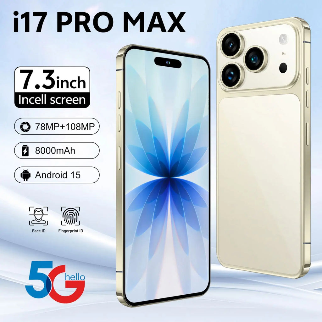 Tidesmit 5G Smartphone, 1TB Storage, 16GB RAM, 108MP Camera Tidesmit