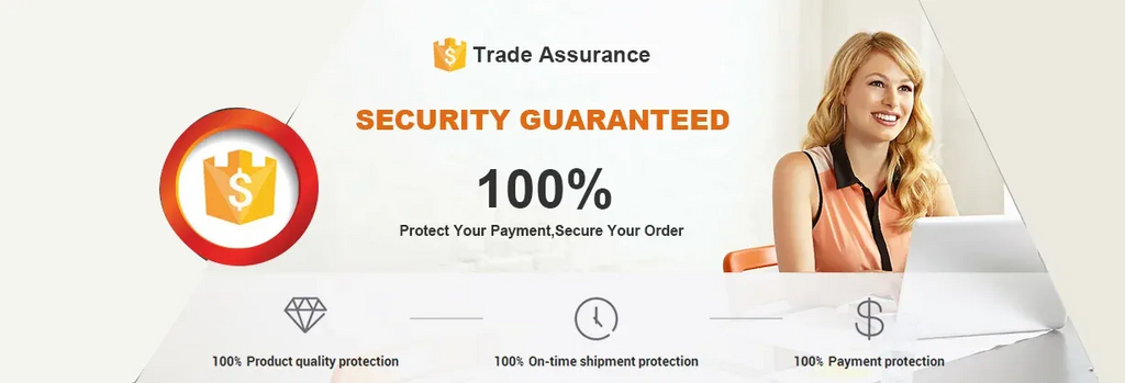 Security and payment protection badges for barcode scanner purchase reassurance