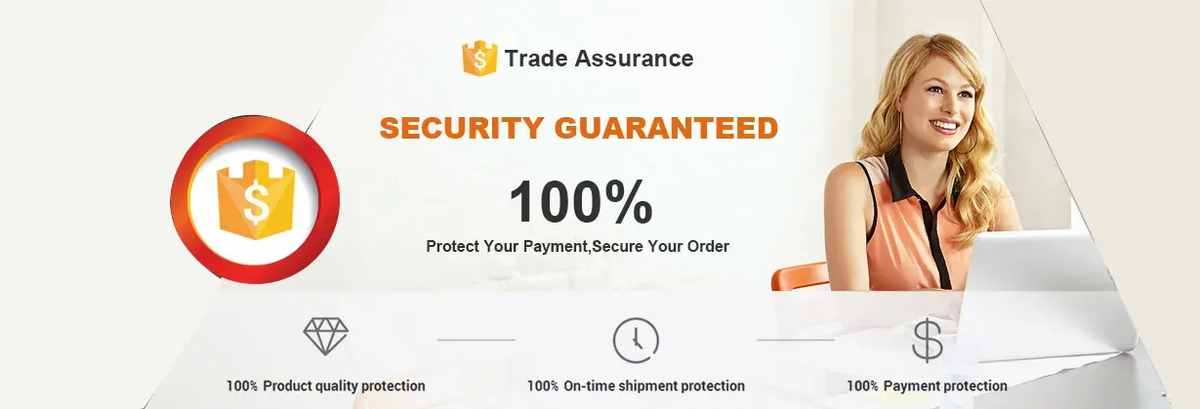 Security and payment protection badges for barcode scanner purchase reassurance