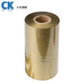 Gold matte wax ribbon jumbo roll for thermal transfer barcode label printing