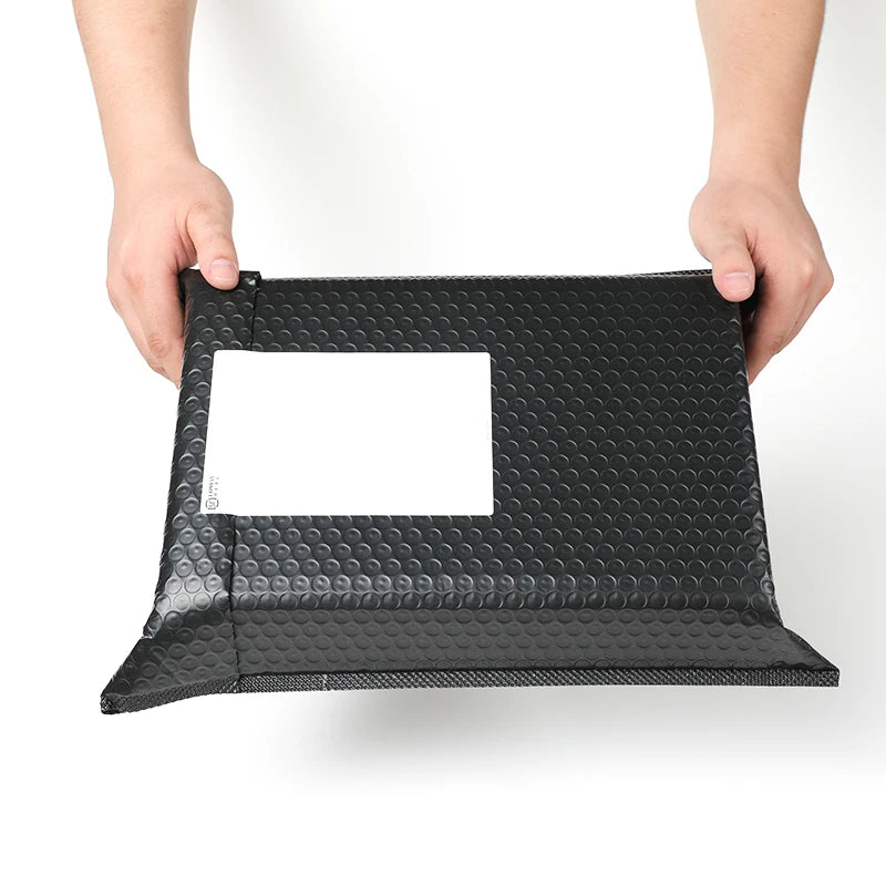 Factory Supply Sell by Cartons Premium Co-extruded Matte Black Poly Bubble Mailers with Adhesive Strips