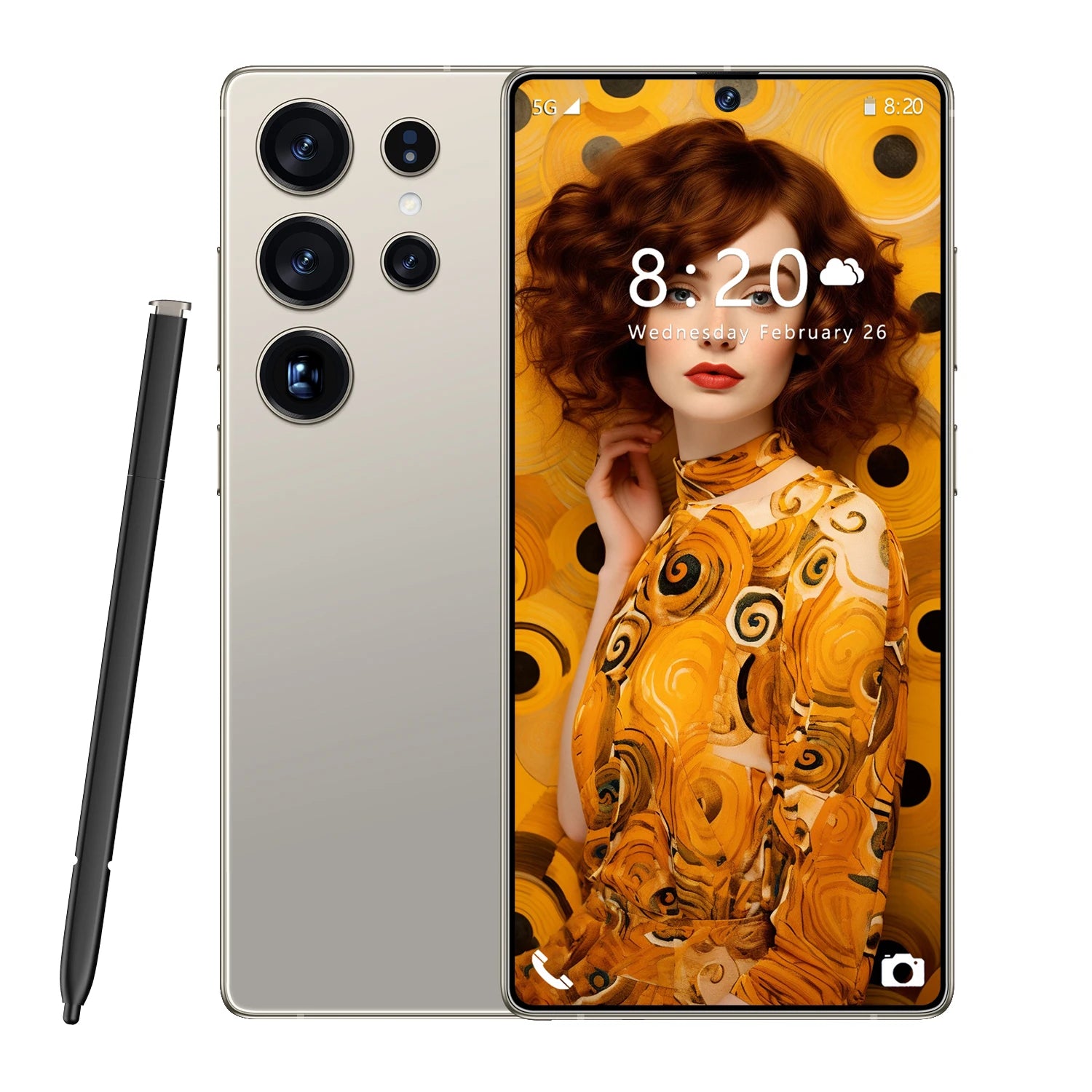 Smart Phone 2025 Cellphone S25 Ultra 7inch Unlocked Dual Card 5G Phones Android 14.0 Mobile Phones - Tidesmit