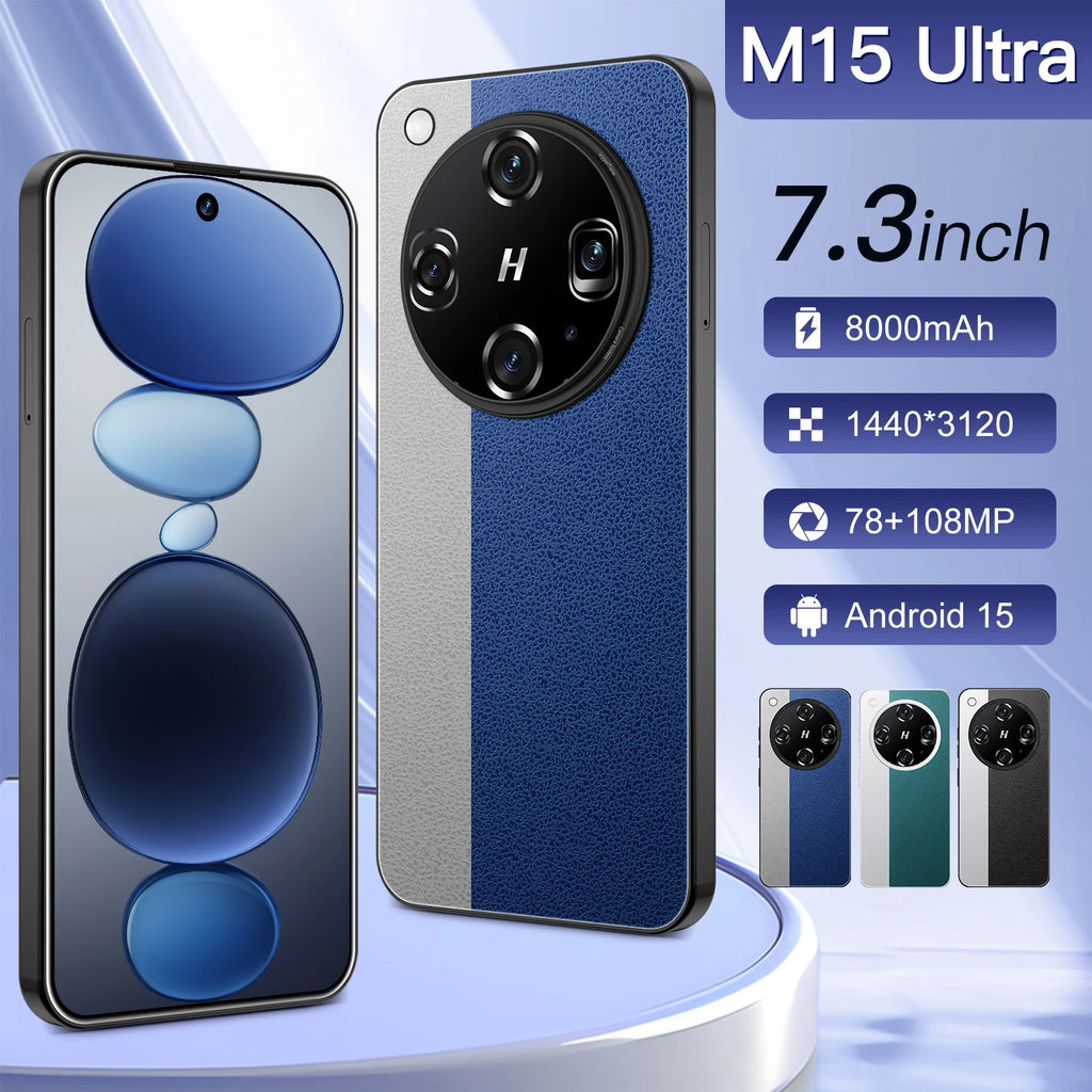 5G Smartphone 7.3 Inch 1TB Dual SIM Android 16GB RAM | Tidesmit Tidesmit