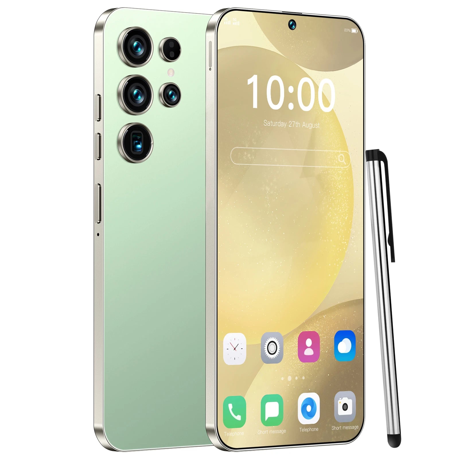 S26 Ultra Android 15 smartphone with 22GB RAM 2TB storage 108MP camera and 144Hz display in gallery view