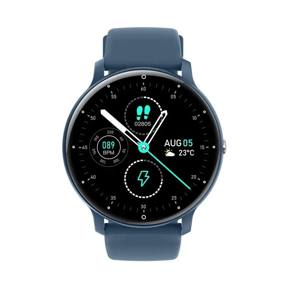 Fitness Sport Smart Watch Touch Screen Heart Rate Blood Pressure Health Monitoring Smartwatch for Men Women - Tidesmit