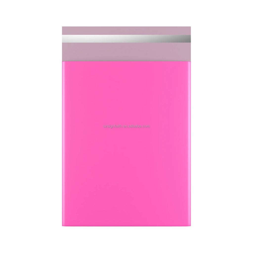 Bulk Wholesale Rose red Poly Mailer Plain Co-Extruded for Express Packing Envelope Shipping Mailing Bag Poly Mailer