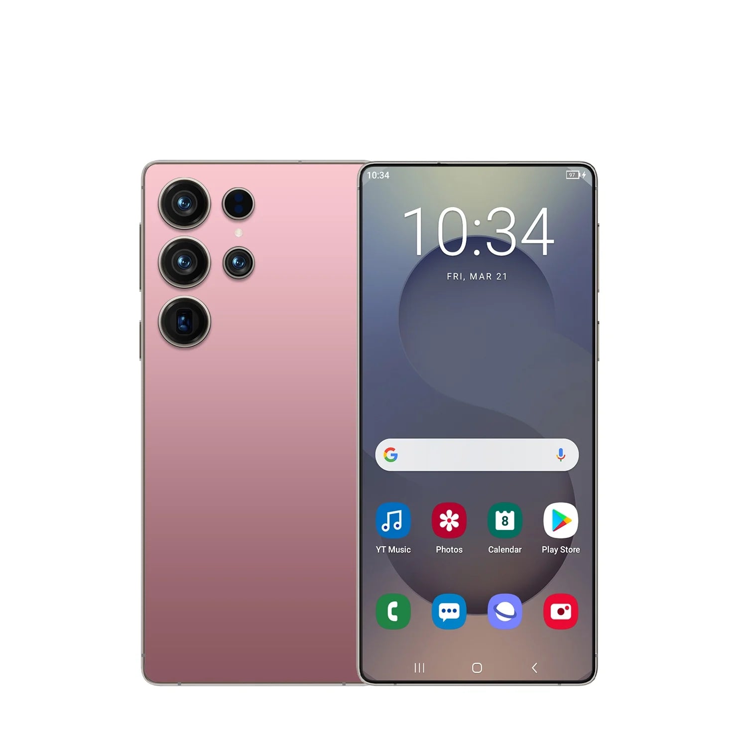 S25 Ultra 5G Smartphone 22GB RAM 1TB Storage - Dual SIM Pink 22G Tidesmit