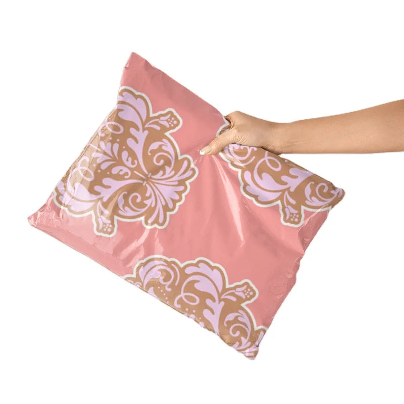 Perfect Printing Mailers Pink Design Mailing Bag  Custom Plastic Shipping Mailer Packaging Delivery Bag High Quality 10x13inch