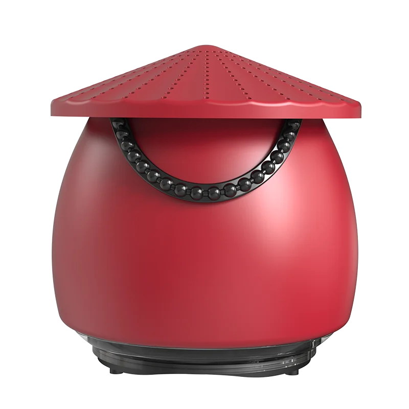 EWA A123 BT Speaker Mini Little Monk in Bamboo Hat Gift Wireless Portable Outdoor Stereo HD Sound Bass Cute Music Player My Store