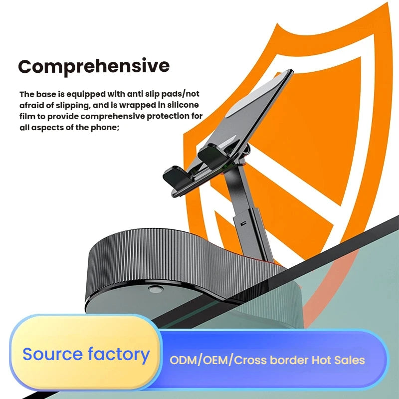 Power bank charger-Dropshipping 360 Swivel Lifting Mobile Phone Holder Power Bank Bluetooth Speaker Mini Portable Ambient Light Gifts Tidesmit