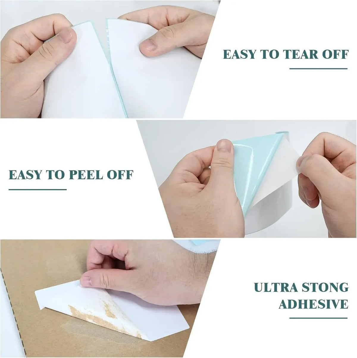 LTLL white 4x6 shipping label sheets with peel-off adhesive backing