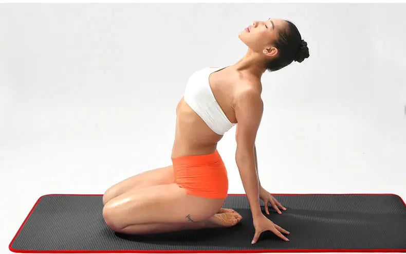 10mm Yoga Mat Extra Thick 1830*610mm NRB Non-slip Pillow Mat For Men Women Fitness Tasteless Gym Exercise Pads Pilates Yoga Mat