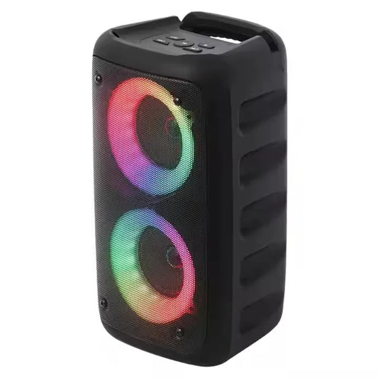Bluetooth Speaker -HY3317 portable Altavoz De Karaoke Big Speakers Outdoor DJ Party Dual 4 Inch Bluetooh Speaker With Mic for Family Ktv