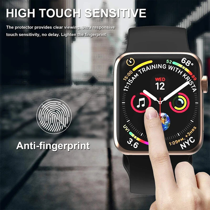 Cell Phone Accessories Smart Watch Tempered Glass Screen Protector 2.5D Ultra Thin Glass Film for iPhone Watch Tidesmit