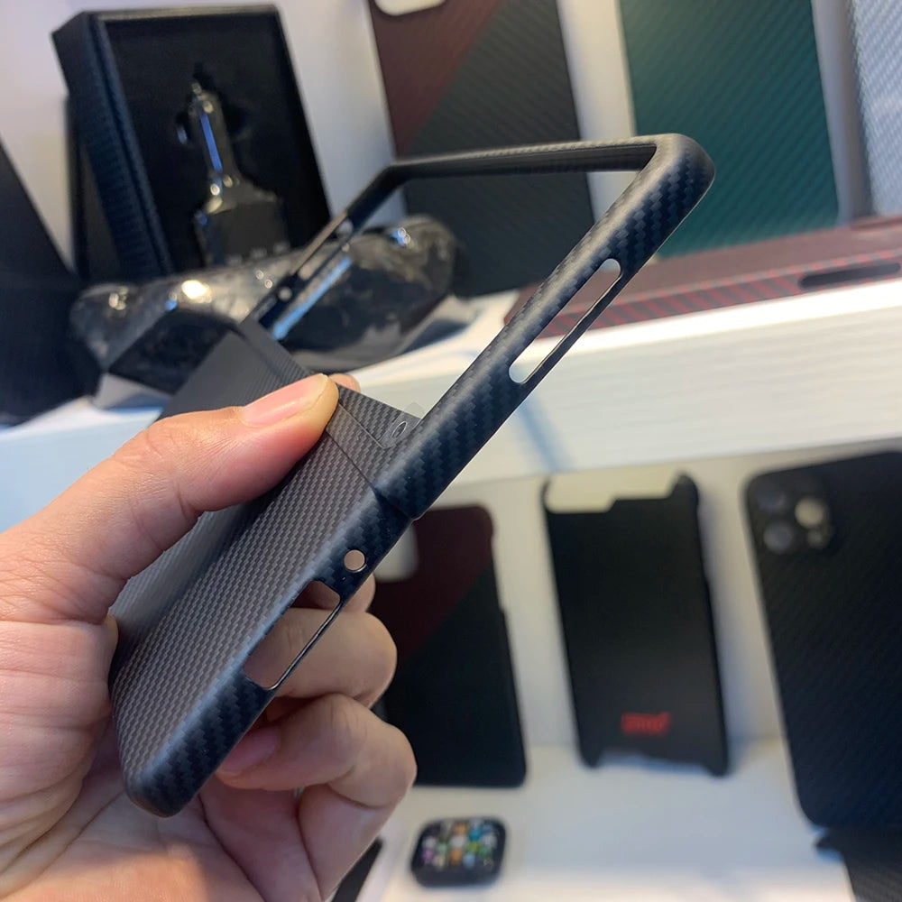 Samsung Galaxy Z Fold 6 Carbon Fiber Case | Ultra-Thin Aramid Cover Tidesmit