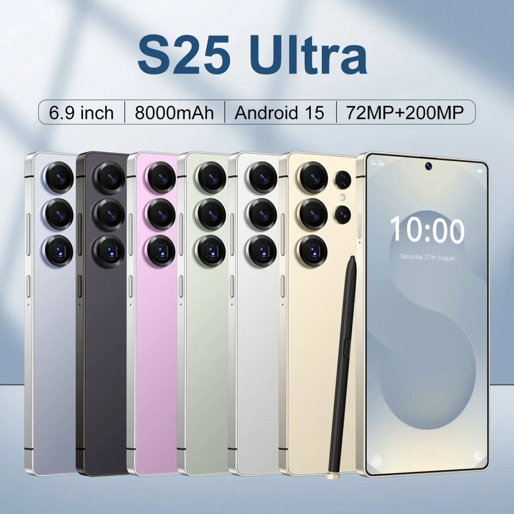 S25 Ultra 5G Smartphone 16GB RAM 1TB ROM - Reliable High-Capacity Performance Tidesmit