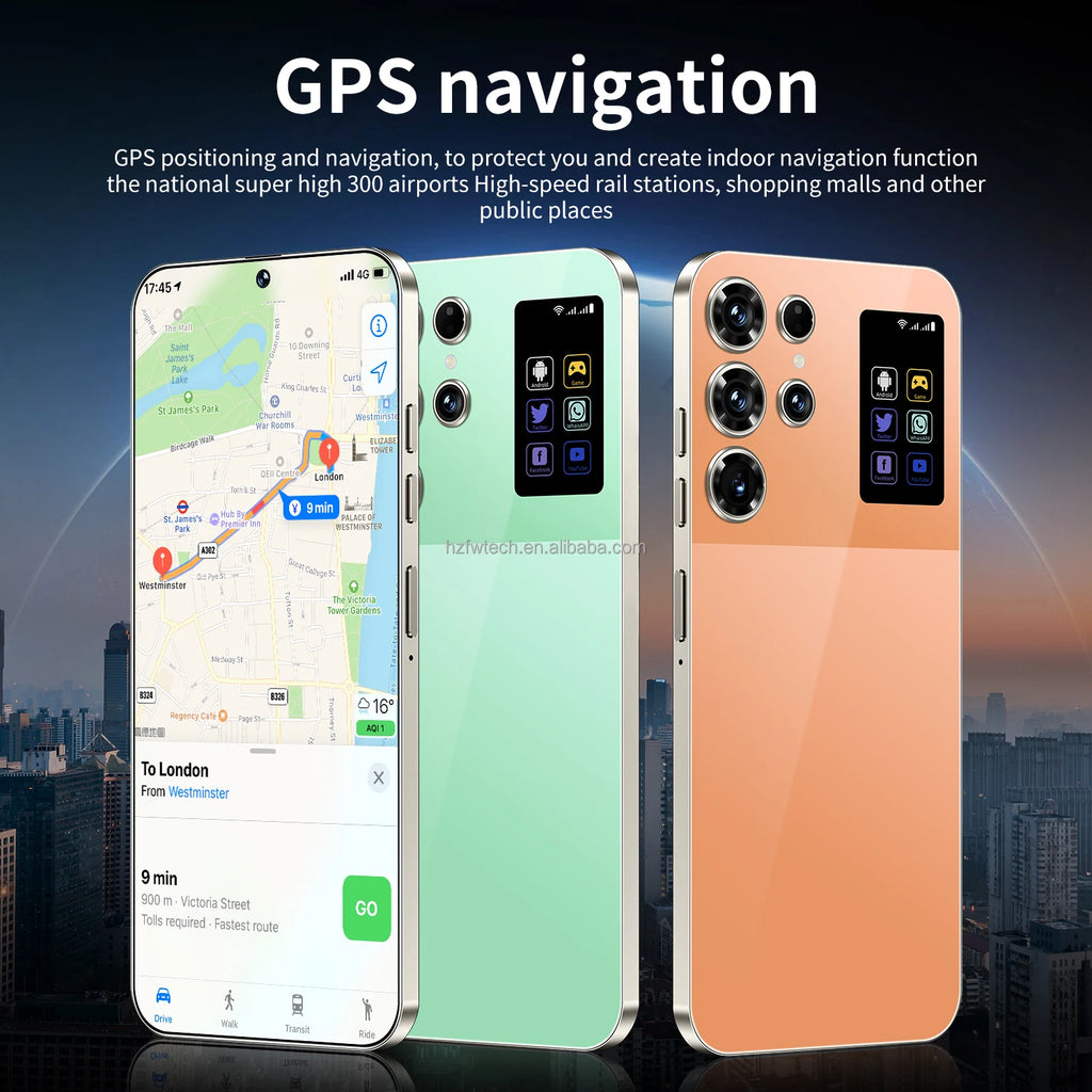S26 Ultra 5G Smartphone 1TB 16GB RAM Orange - Unlocked Mobile Tidesmit