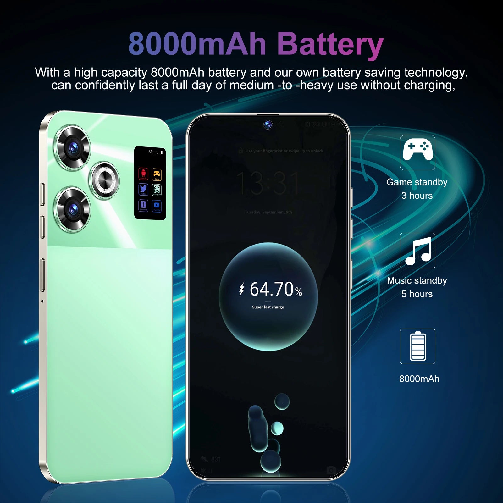 S25 Ultra 5G Smartphone, 16GB RAM, 1TB Storage - High Performance Phone Tidesmit