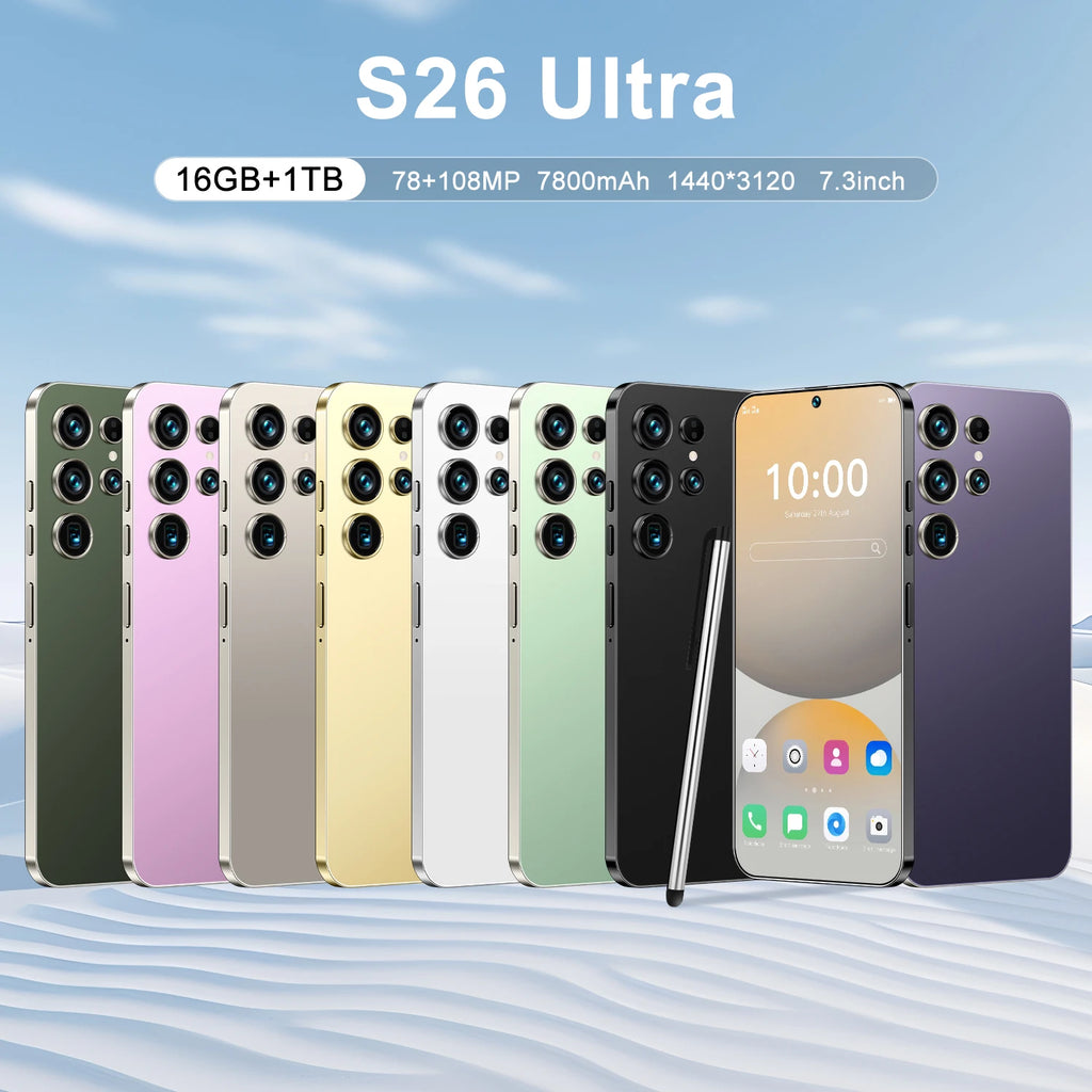 5G Smartphone 16GB RAM 1TB Storage - 7.3-inch HD Display Unlocked Tidesmit