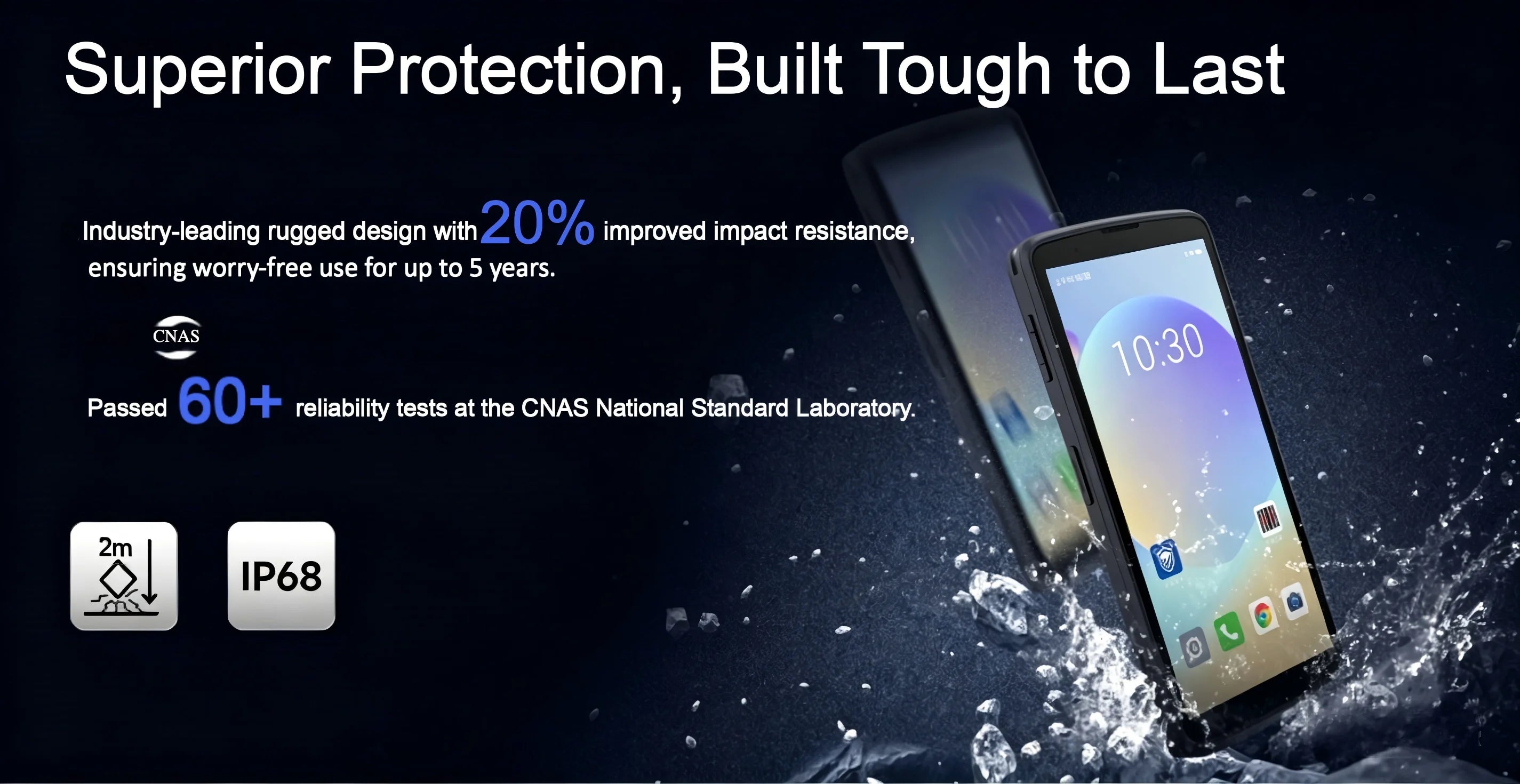 Seuic CRUISE2 5G mobile terminal with 6-inch touchscreen and high-capacity battery for industrial Android workflows