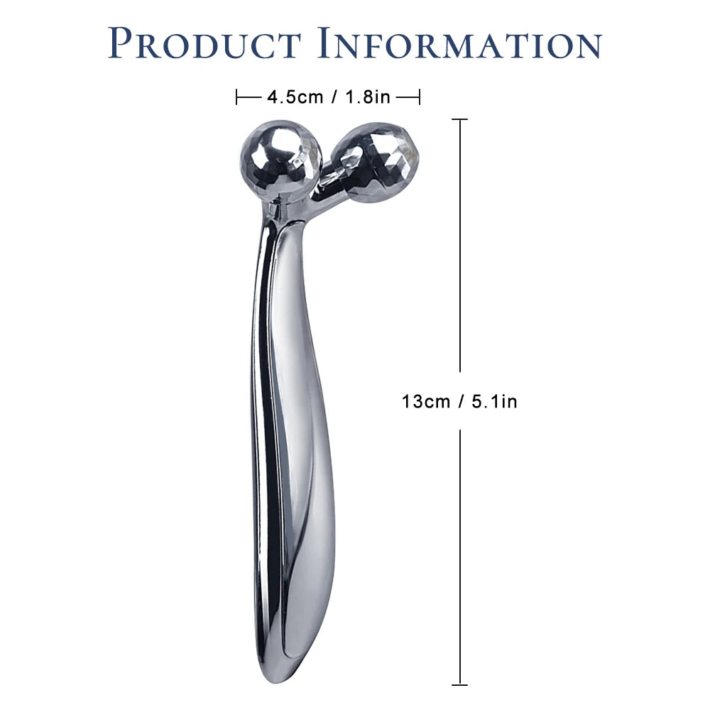 3D Face Roller Massager | Ergonomic Skin Lifting Wellness Tool Relaxation Treatment Tidesmit