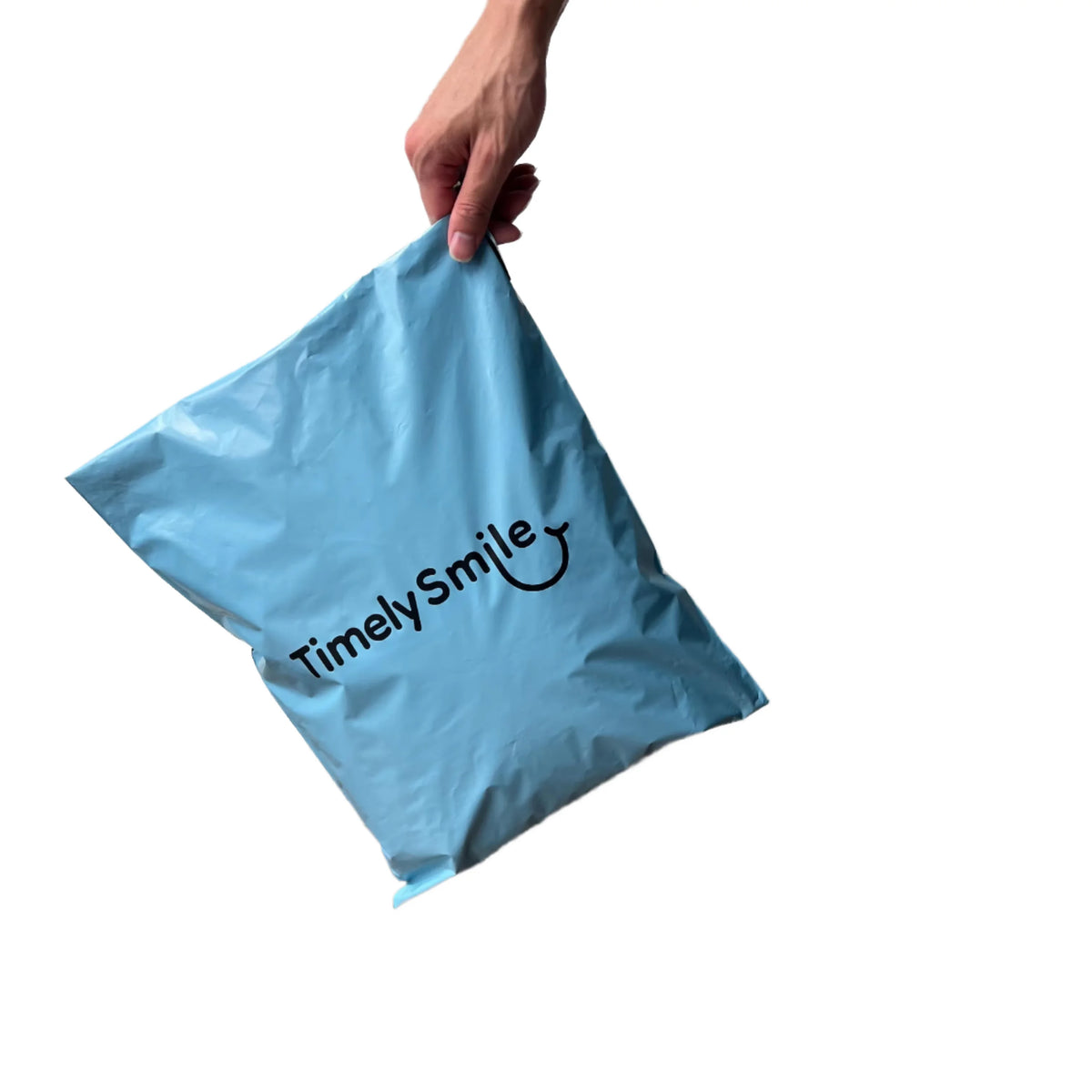 Eco-Friendly Black Poly Mailers Packaging Bags   Thick with Custom Logo Offset Printed for Socks Shoes Fur