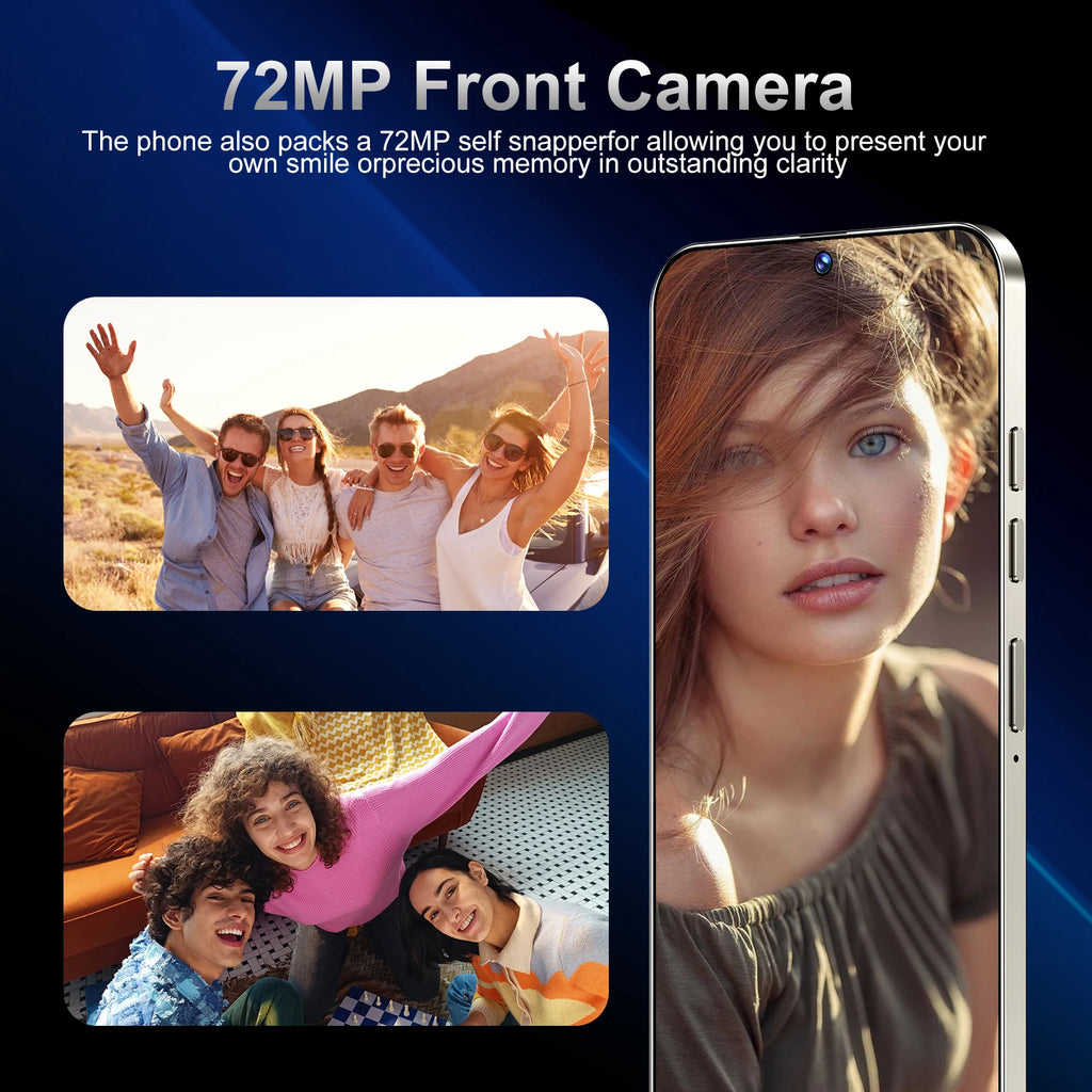 Tidesmit 5G Smartphone, 16GB RAM, 1TB Storage, 108MP Camera Tidesmit
