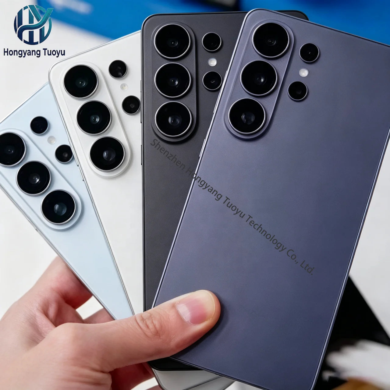 Tidesmit S26 Ultra 5G smartphone with 7.3 inch perforated screen 22GB RAM 1TB storage and advanced AI camera system.