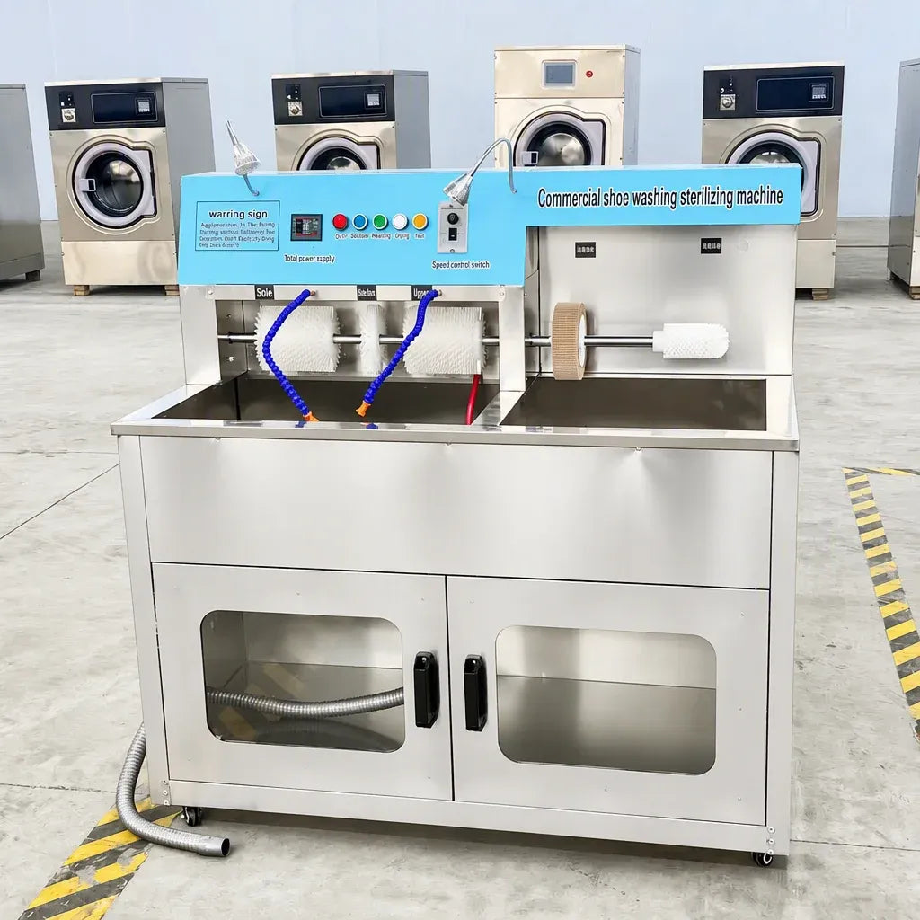 Commercial Shoe Washer and Dryer Combo with Sterilization Box