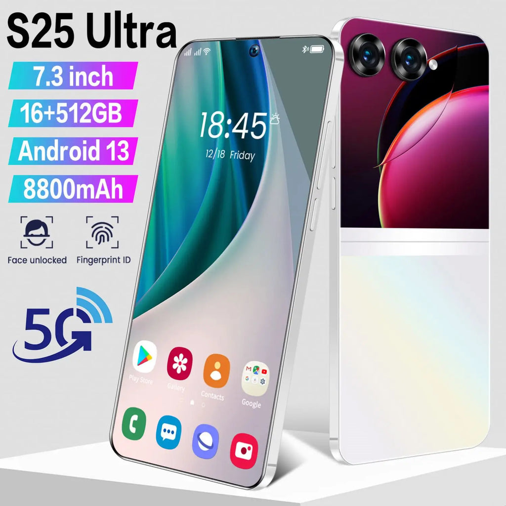 5G Android Smartphone, 512GB Storage, AMOLED Display - Tidesmit Tidesmit