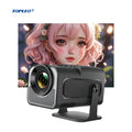 Topleo oem projector full hd portable retro projector 4k video smart home lcd hy320 mini outdoor android projector Black Tidesmit