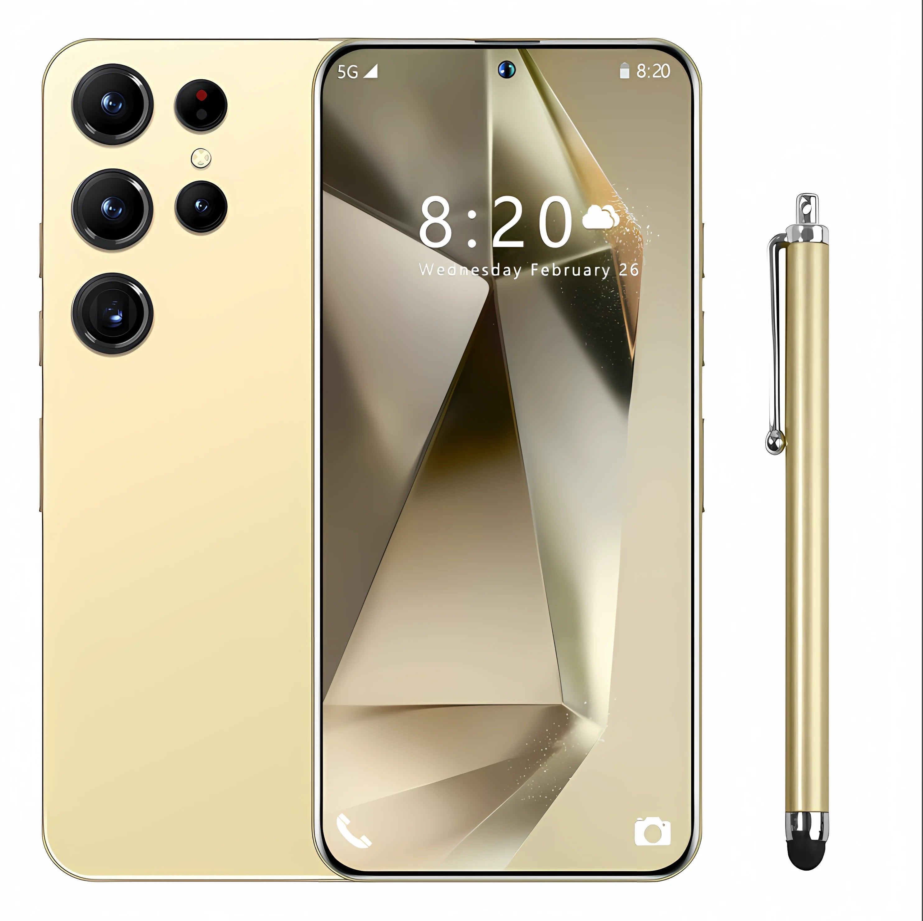 SVm Sun S23 Ultra Android Smart Phone High Quality 8+256GB HD Screen Resolution LTE and CDMA Cellular in French and Spanish - Tidesmit