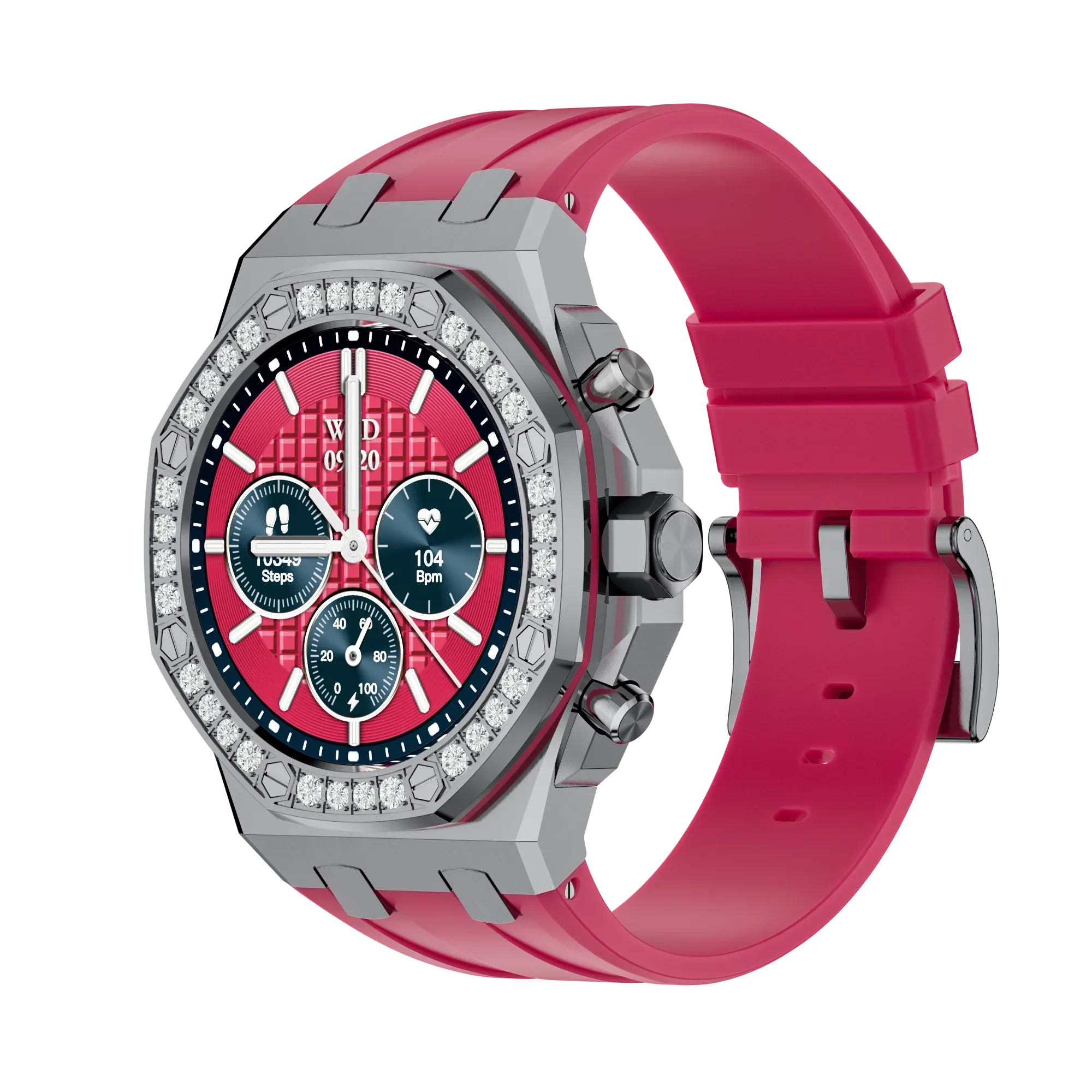 Wedtserha Classic Men's Business Smart Watch BT Call GPS Navigation Heart Rate Monitor Sports Fitness Tracker for AW47 - Tidesmit