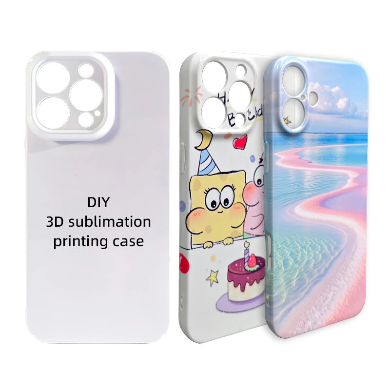 Personalized Custom Phone Case Pattern Customization 3D Sublimation Cell Phone Case for IPhone 15 Pro Max PC Hard case Personalized Corrugated Box Tidesmit