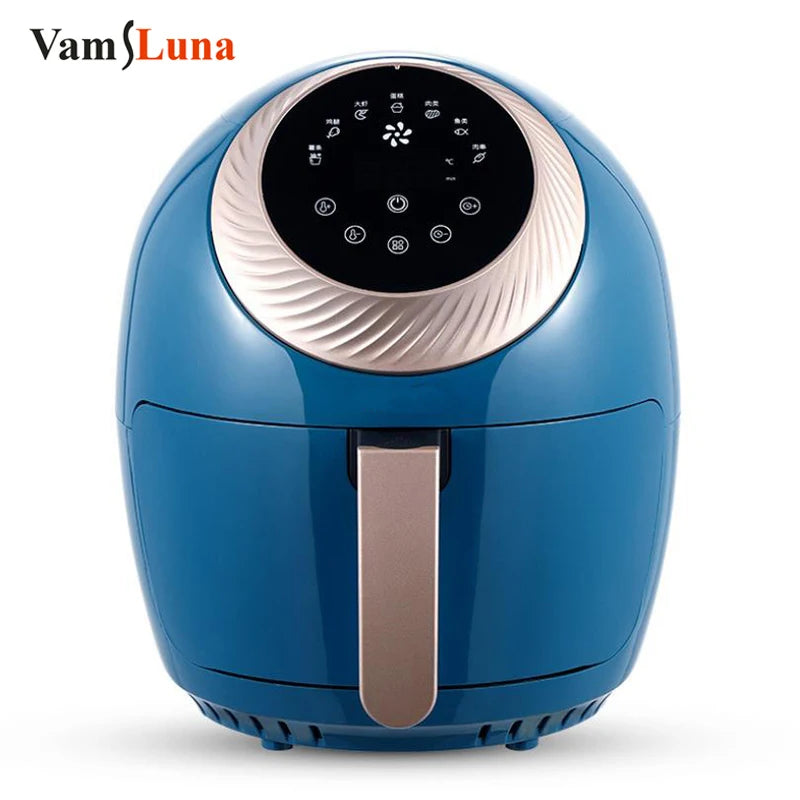 New Type Multi-Function 3.5L Air Fryer Household  Smoke-Free No-oil Electric Fryer Intelligent Set Timing Fryer