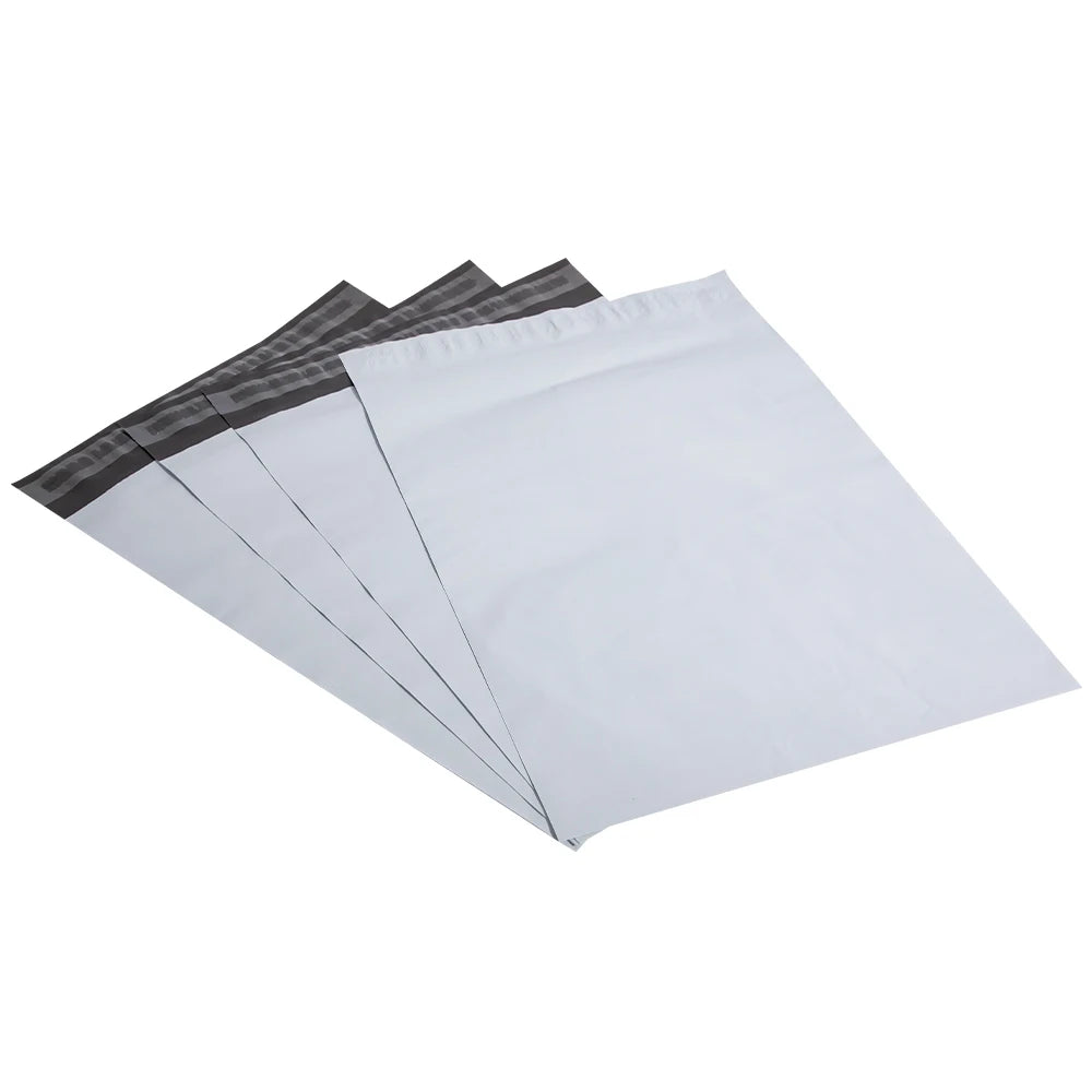 XMC-10*13" White  Poly  Shipping Courier Bag  Courier Bag Mailers for Shipping Plastic Shipping Bags Waterproof  Self-adhesive
