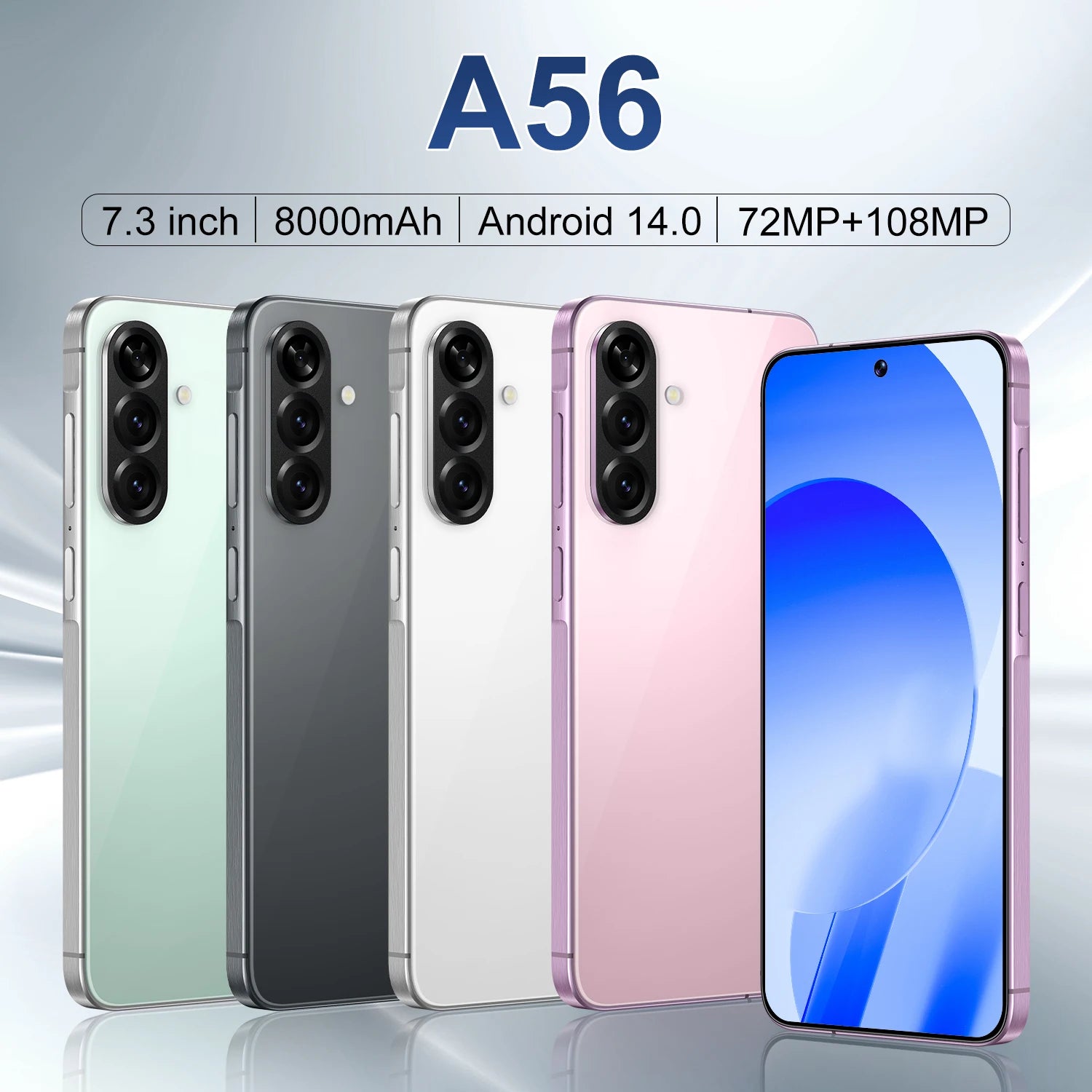 Tidesmit 5G Smartphone, 7.3 Inch AMOLED, 16GB RAM, 1TB Storage Tidesmit
